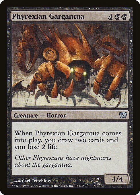 9ed 153%e2%98%85 phyrexian gargantua