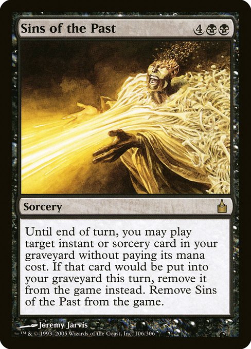 Rav 106 sins of the past