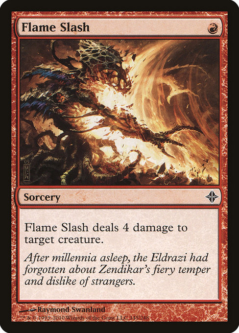 Roe 145 flame slash