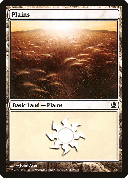 Cmd 299 plains
