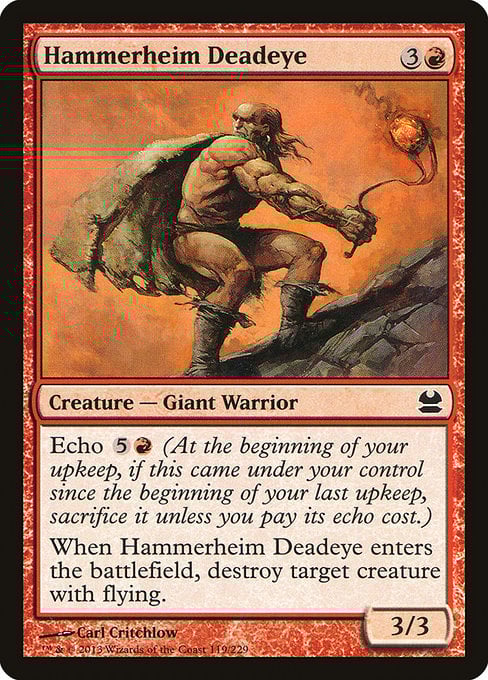 Mma 119 hammerheim deadeye