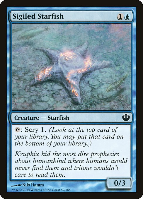 Jou 52 sigiled starfish
