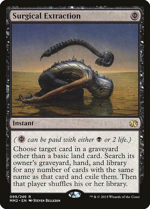 Mm2 99 surgical extraction