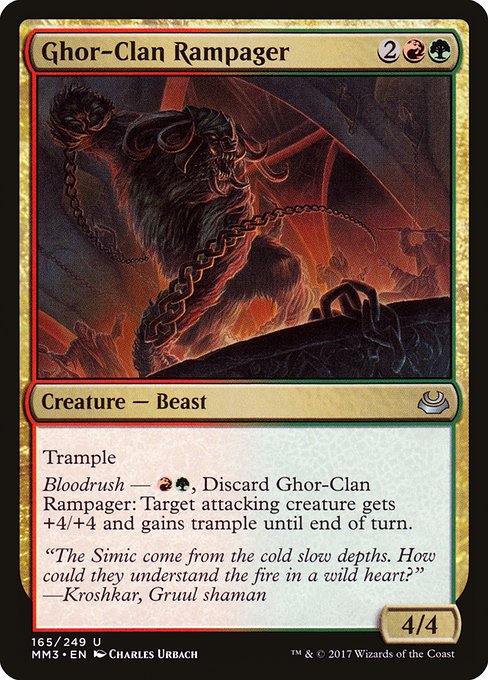 Mm3 165 ghor clan rampager