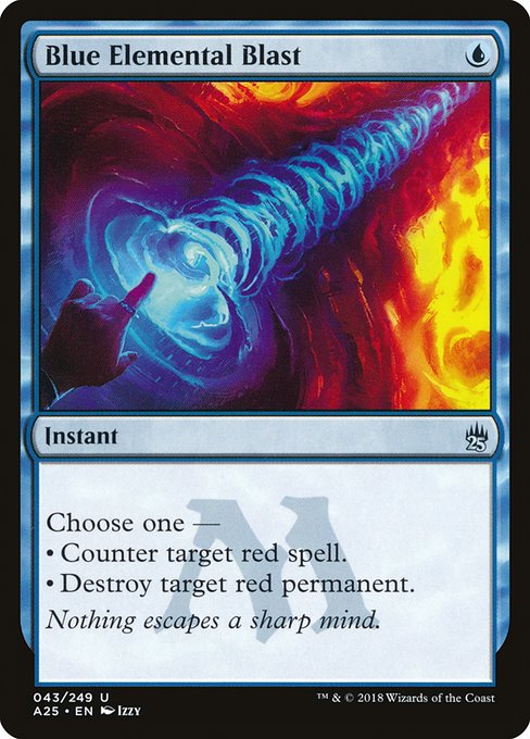 A25 43 blue elemental blast