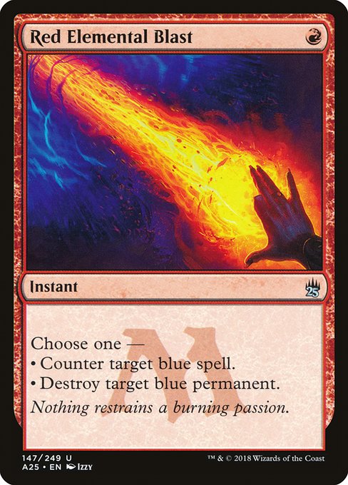 A25 147 red elemental blast
