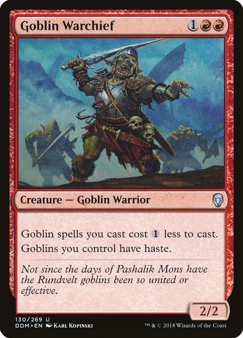 Dom 130 goblin warchief