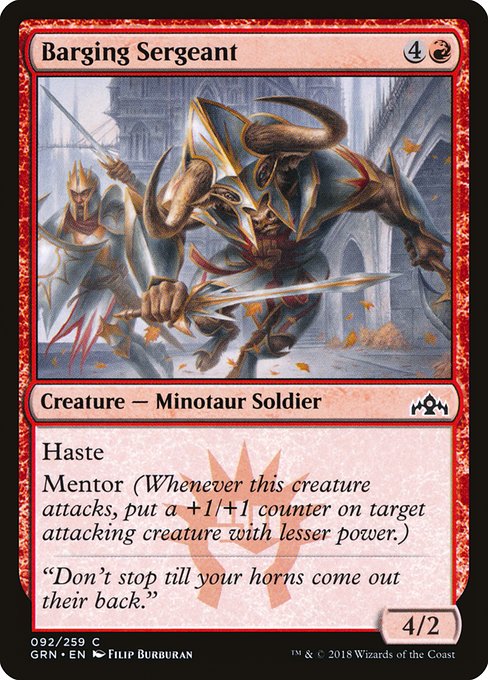 Grn 92 barging sergeant