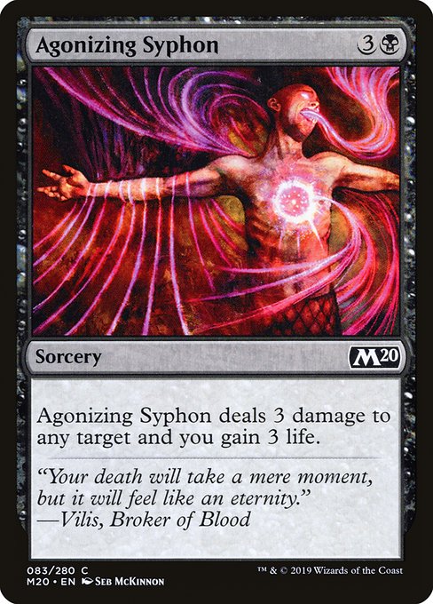 M20 83 agonizing syphon