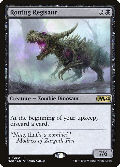 M20 111 rotting regisaur