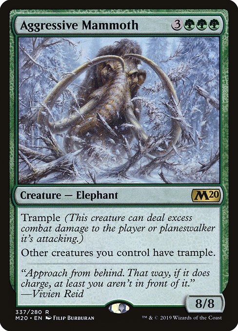 M20 337 aggressive mammoth