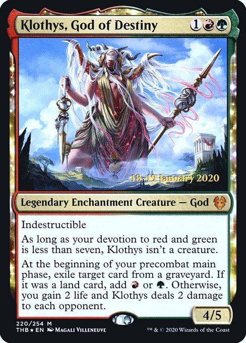 Pthb 220s klothys god of destiny