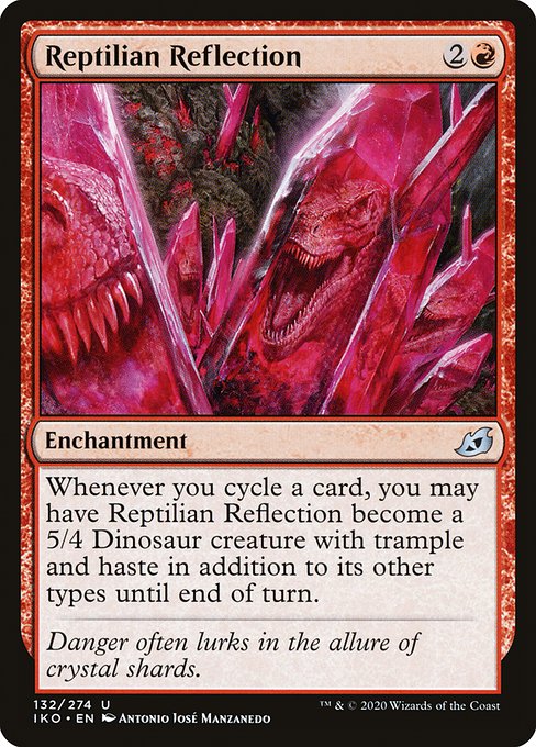 Iko 132 reptilian reflection