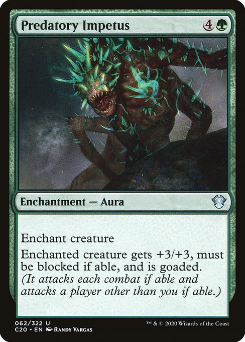 C20 62 predatory impetus