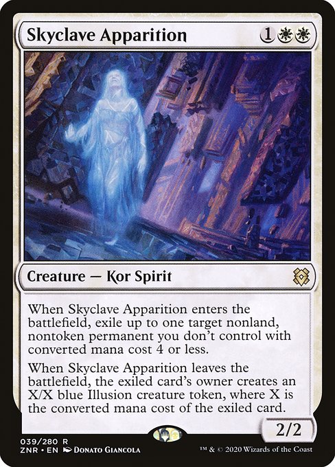 Znr 39 skyclave apparition