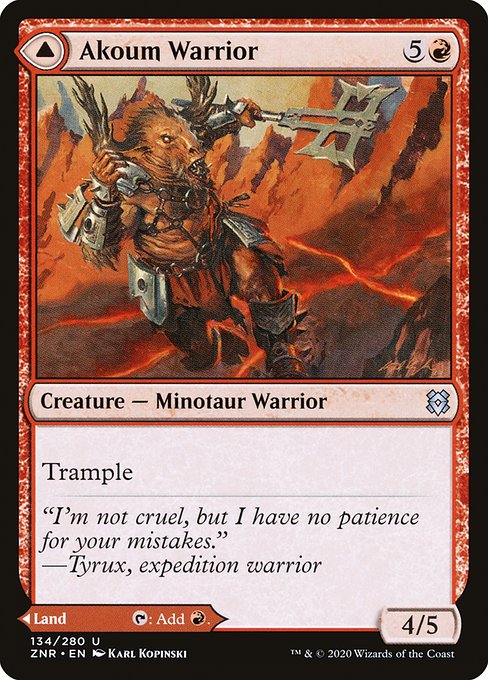 Znr 134 akoum warrior