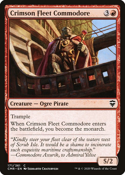 Cmr 171 crimson fleet commodore