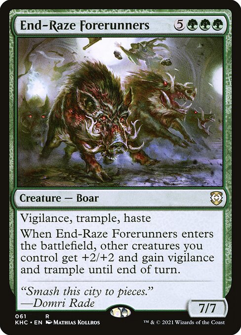 Khc 61 end raze forerunners