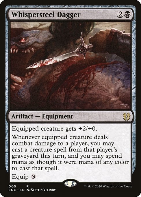 Znc 5 whispersteel dagger