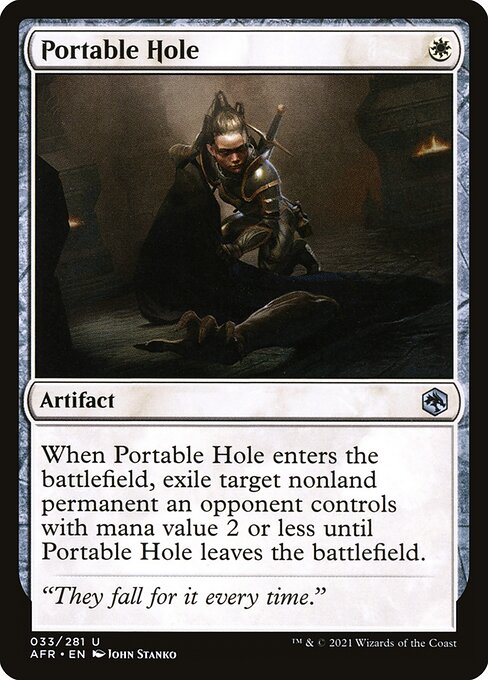 Afr 33 portable hole