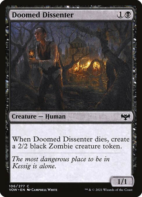 Vow 106 doomed dissenter