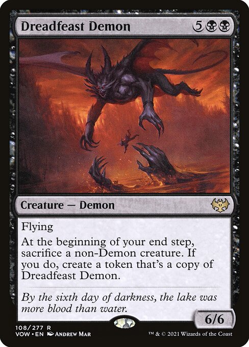 Vow 108 dreadfeast demon