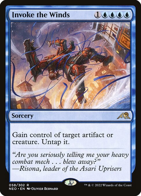 Neo 58 invoke the winds