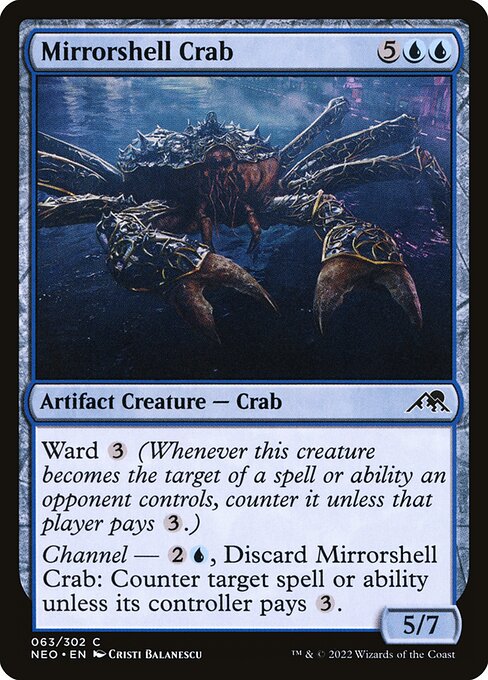 Neo 63 mirrorshell crab