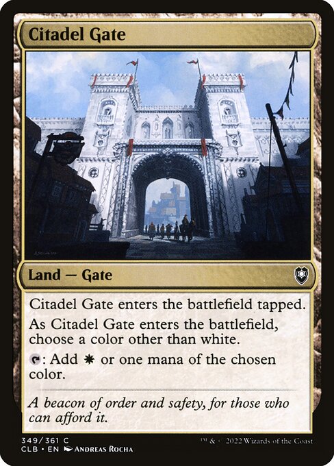 Clb 349 citadel gate