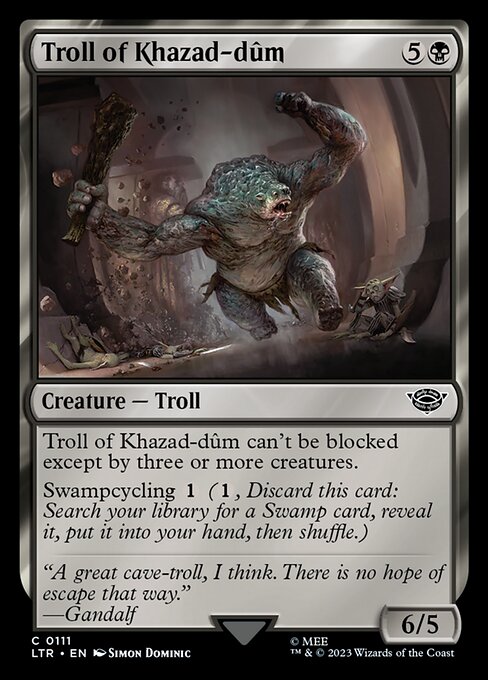 Ltr 111 troll of khazad dum