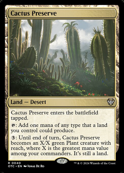 Otc 40 cactus preserve