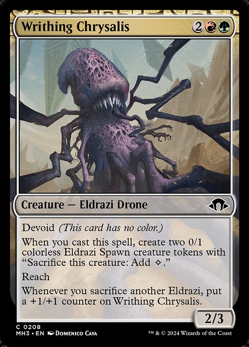 Mh3 208 writhing chrysalis