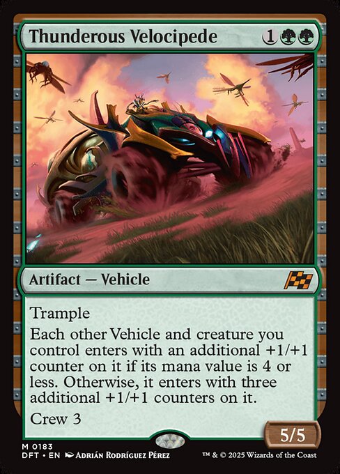 Dft 183 thunderous velocipede